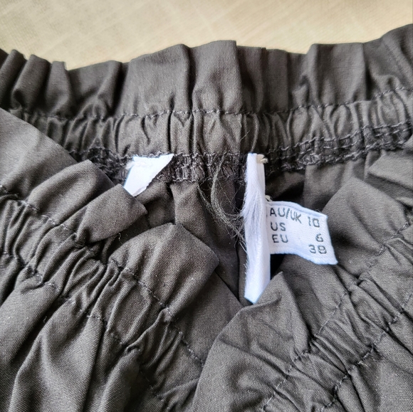 Princess Polly Black Daniela Cotton Cottagecore Tiered Fit & Flare Mini Dress 6 - Picture 11 of 11